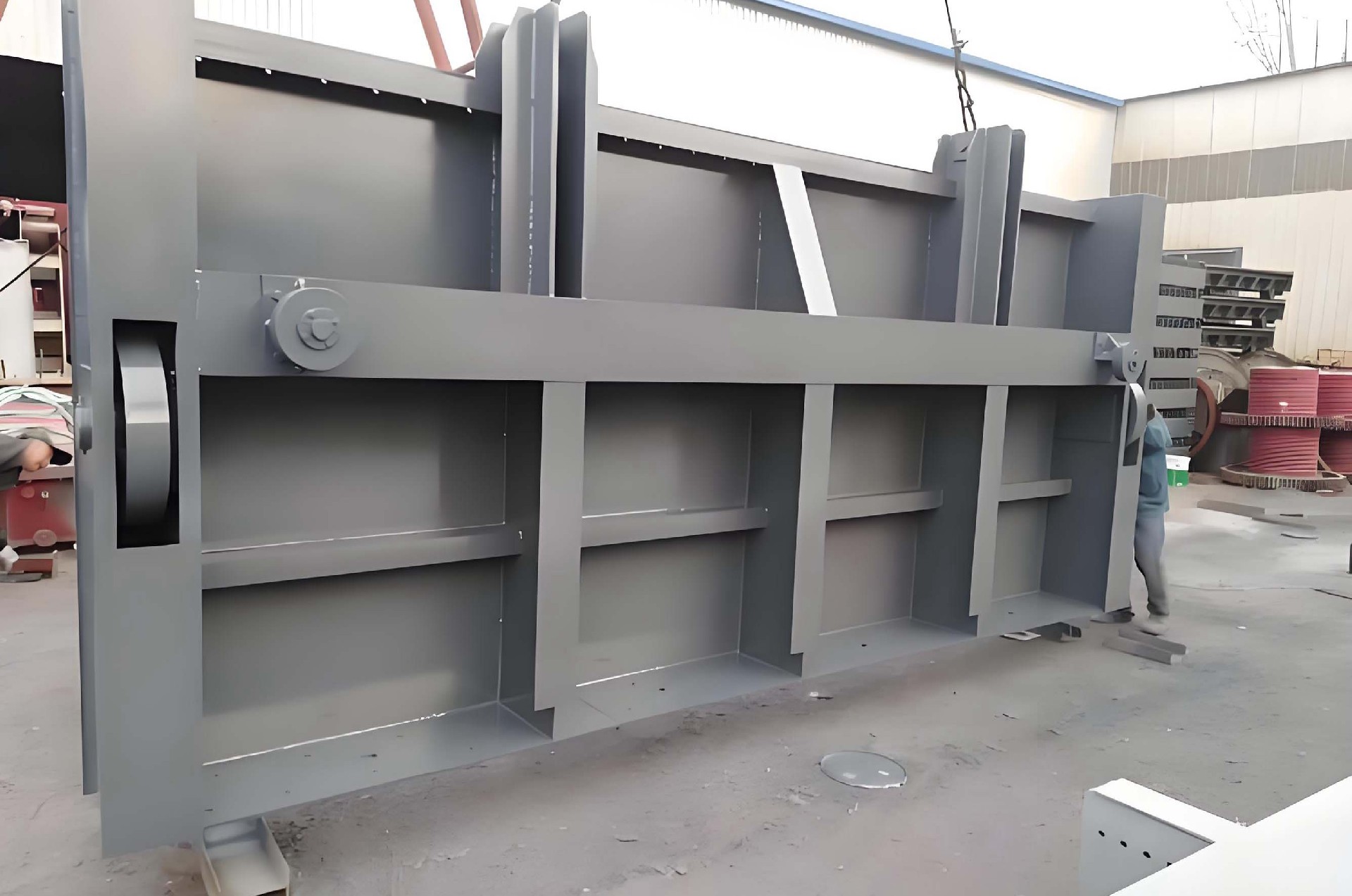 自控翻板坝多少钱一台