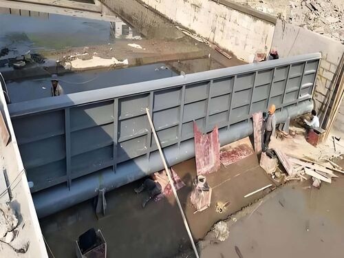 合页坝生产厂家价格-合页活动坝设计安装方案定制