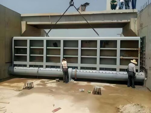 液压旋转坝应用：景区河道液压旋转坝景观与泄洪工程实例