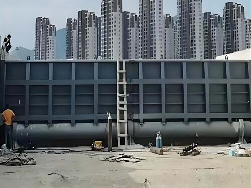 4.5m×9m 液压坝厂家_价格_定制_安装服务细节特写 | 液压驱动核心部件 | 核心功能展示